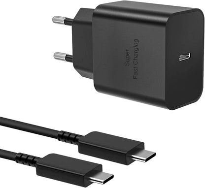 Samsung 45w Super Fast Charger with C to C Cable