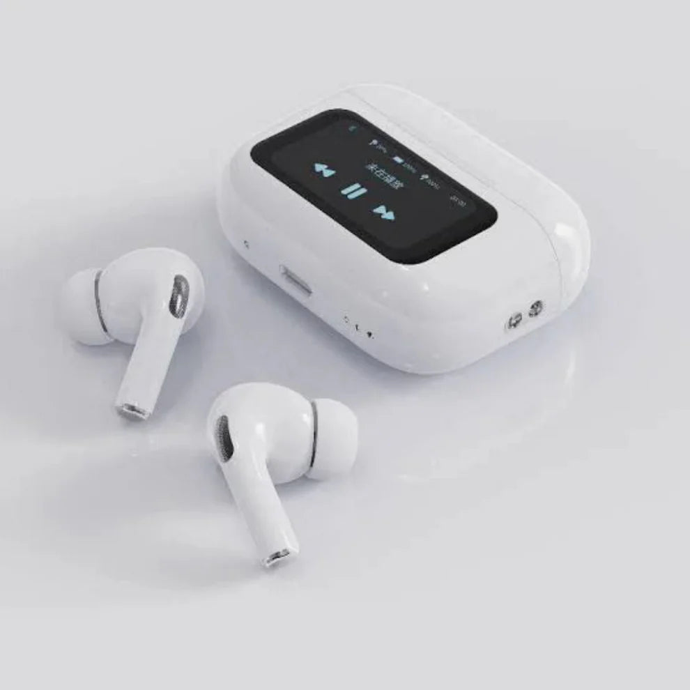 A9 Pro Airpods ANC/ENC Touch Screen Wireless Earbuds