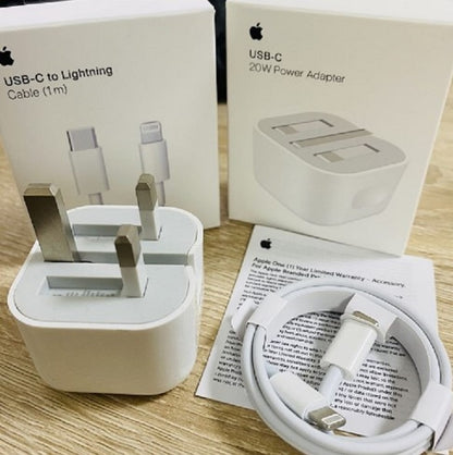 iPhone 20W Adapter - USB C Power Adapter - Type-C to Lightening Cable - MFI Certified - Fast iPhone Charger - iPhone Pd Charger